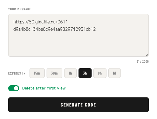 入力する — テキストやURLを送るタブに入力